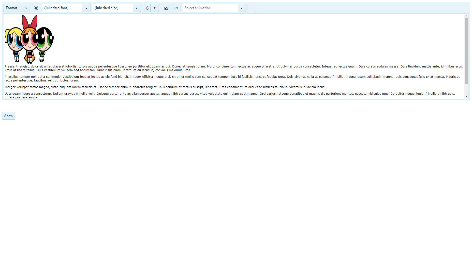 Text Super Effect Editor